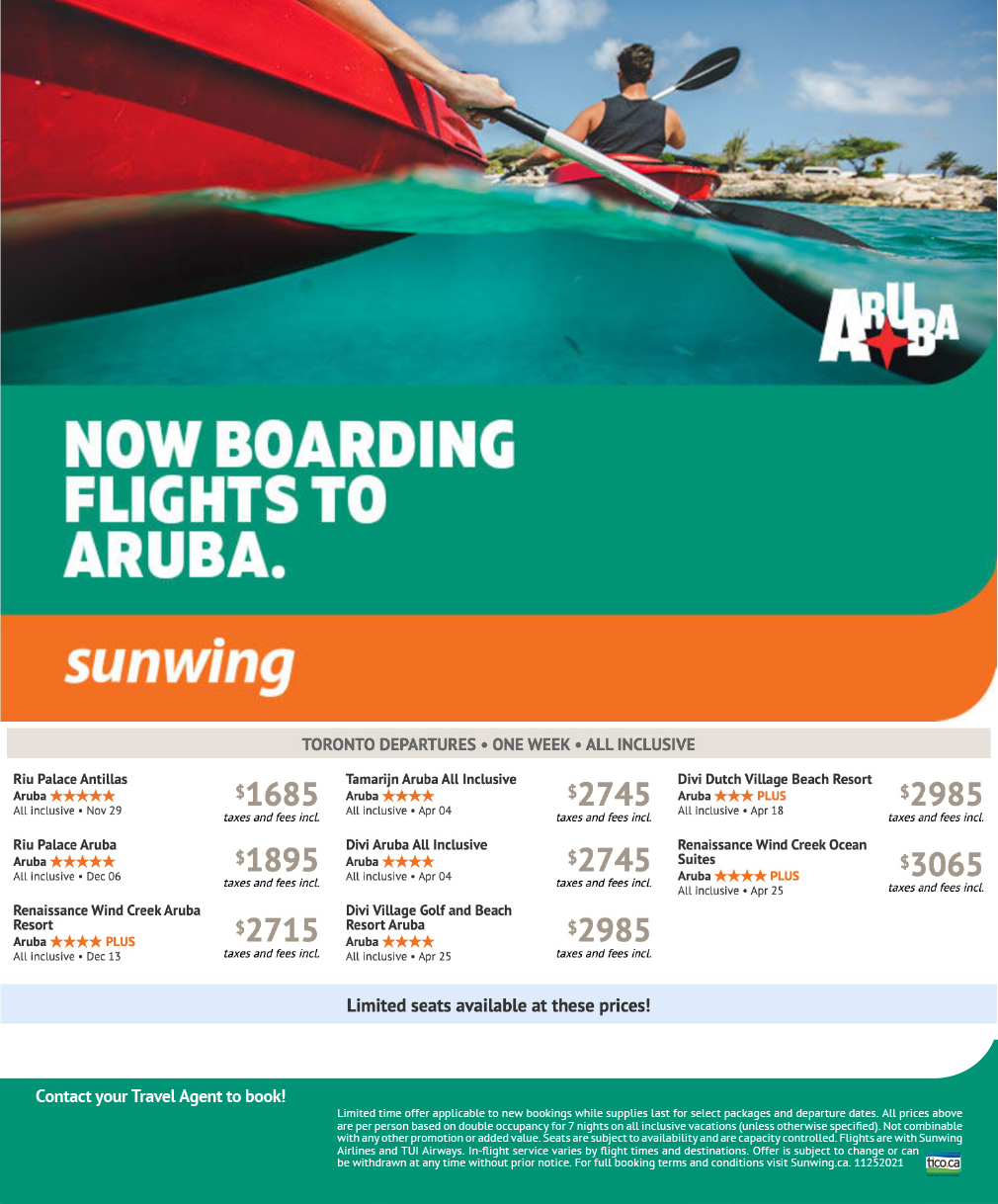 Now Boarding Flights To Aruba